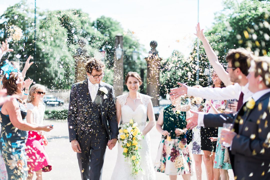 wedding confetti photo