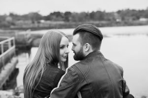 Woodbridge engagement shoot by the water