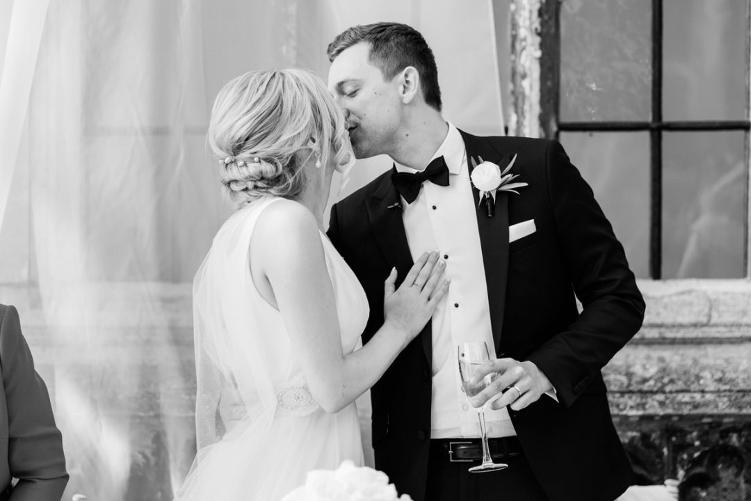 Spending more time with your spouse on your wedding day.