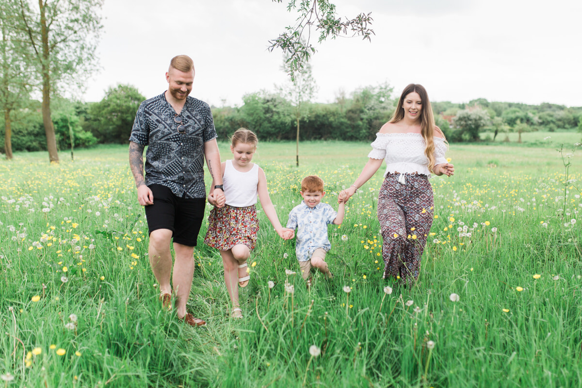 Family photos at Paper Lock Mill in Chelmsford